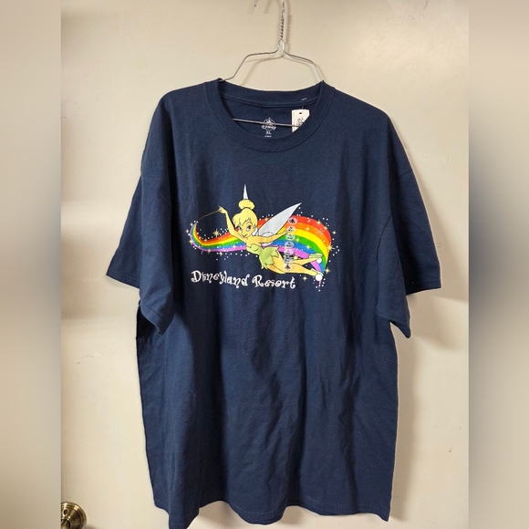 Disney Tops - Disney Navy Tinkerbell Rainbow T-Shirt